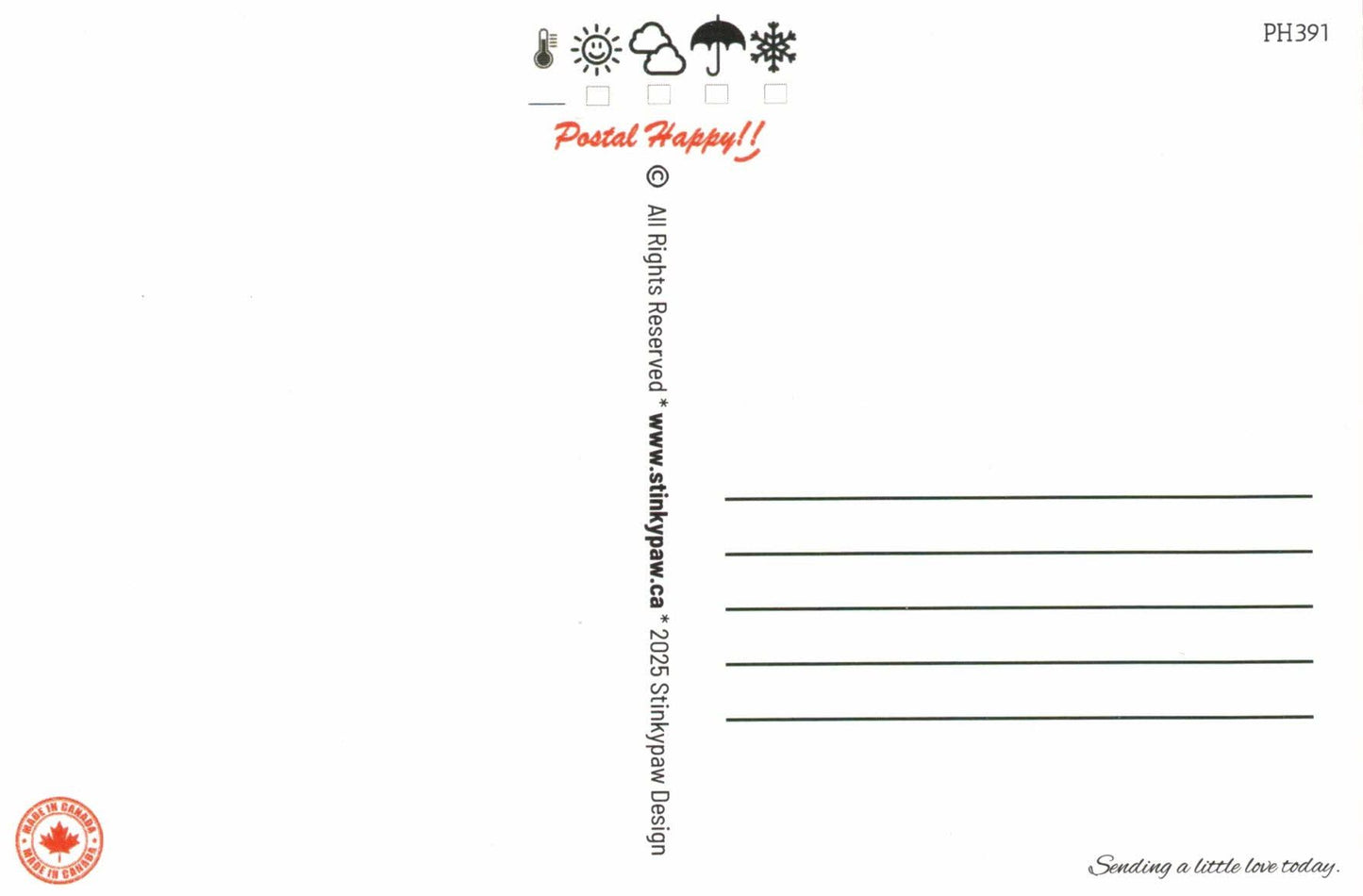 "Keep Calm and Buy Canadian" Postcard