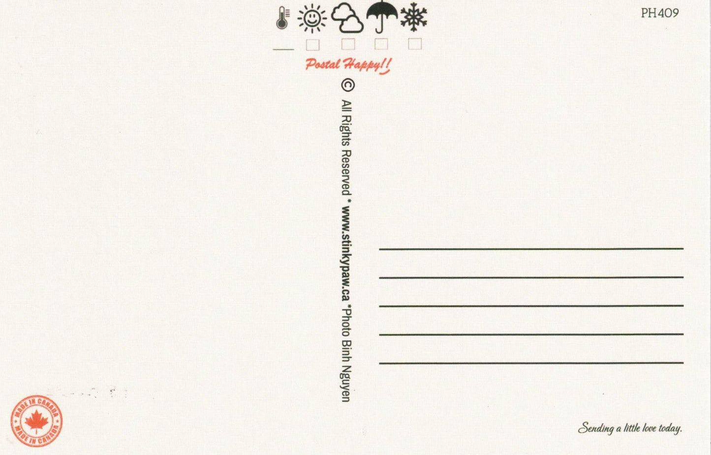 Montréal's Big Wheel Postcard