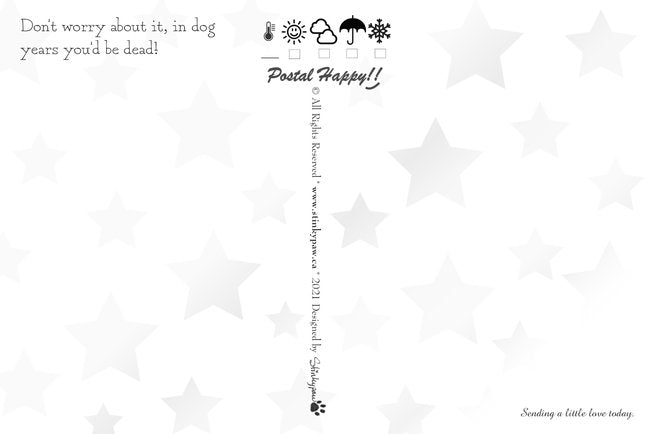 Birthday Pooch Postcard