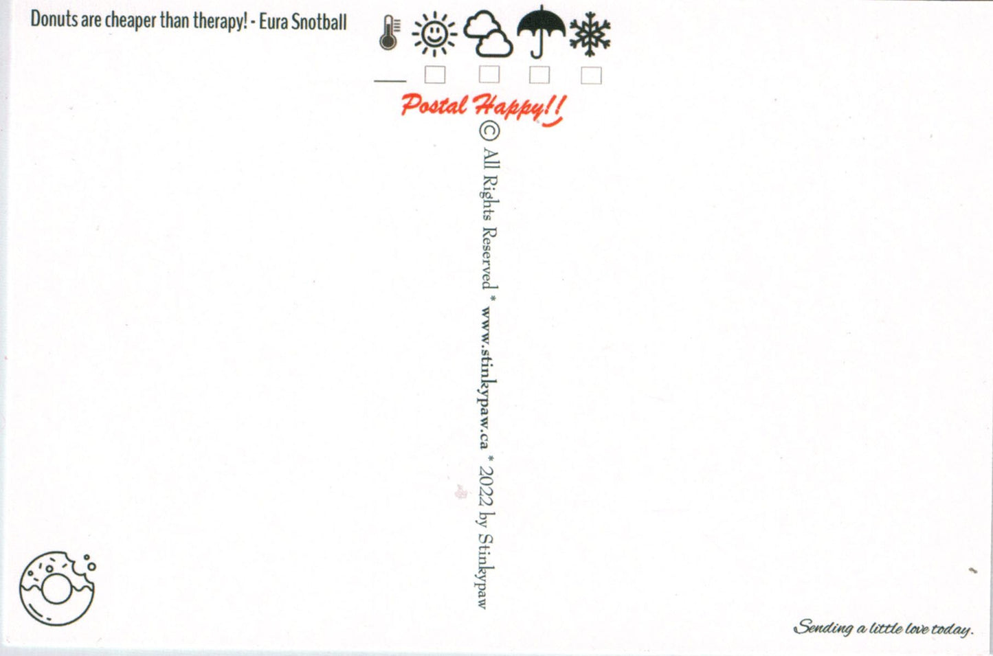 "Keep Calm and Have a Donut" Postcard