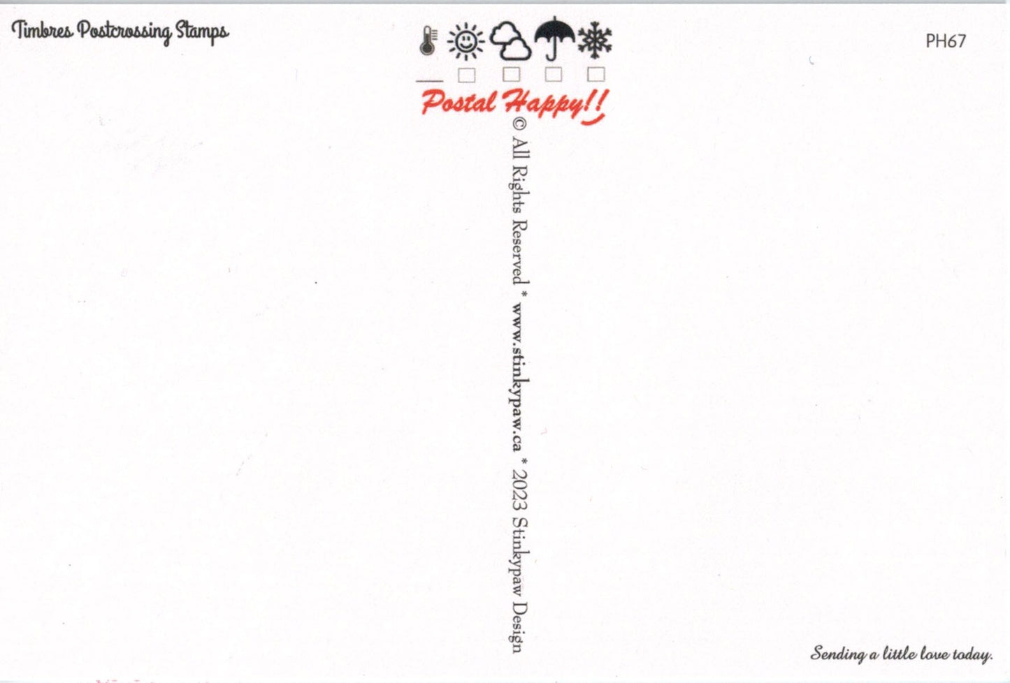 Postcrossing Stamps Postcard