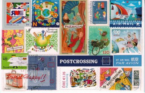 Postcrossing Stamps Postcard
