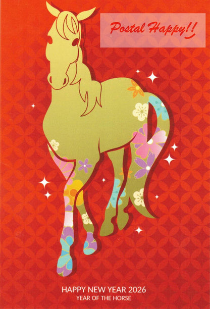 2026 Year of the Horse Postcard