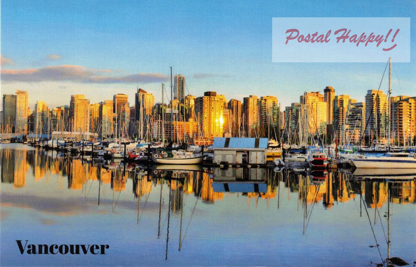 Vancouver Skyline Postcard