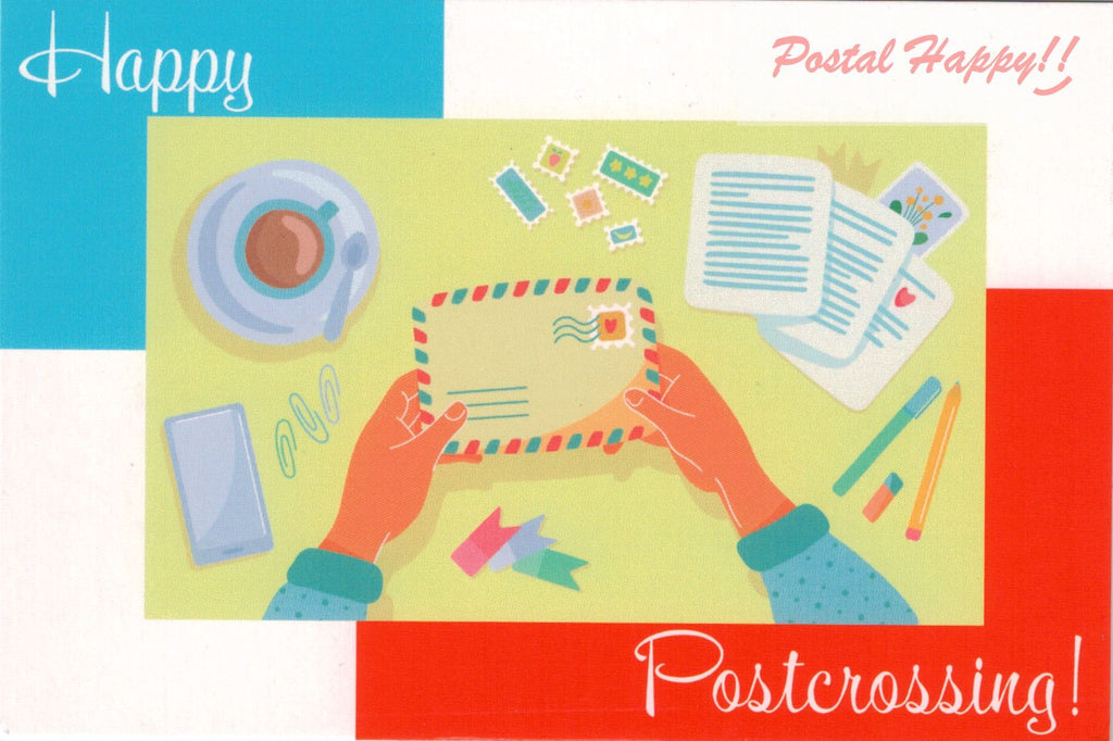 Happy Postcrossing Postcard